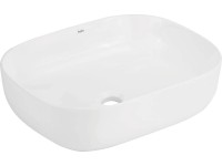 baliv Umywalka W BA-7200 49 nablatowa ceramiczna biała