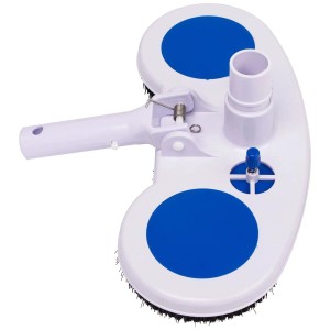 Głowica czyszcząca do basenów ze szczotką i odpowietrznikiem