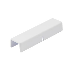 Łącznik szyny Gardinia, biały, 6 cm, 2 szt. do łączenia szyn karniszowych.