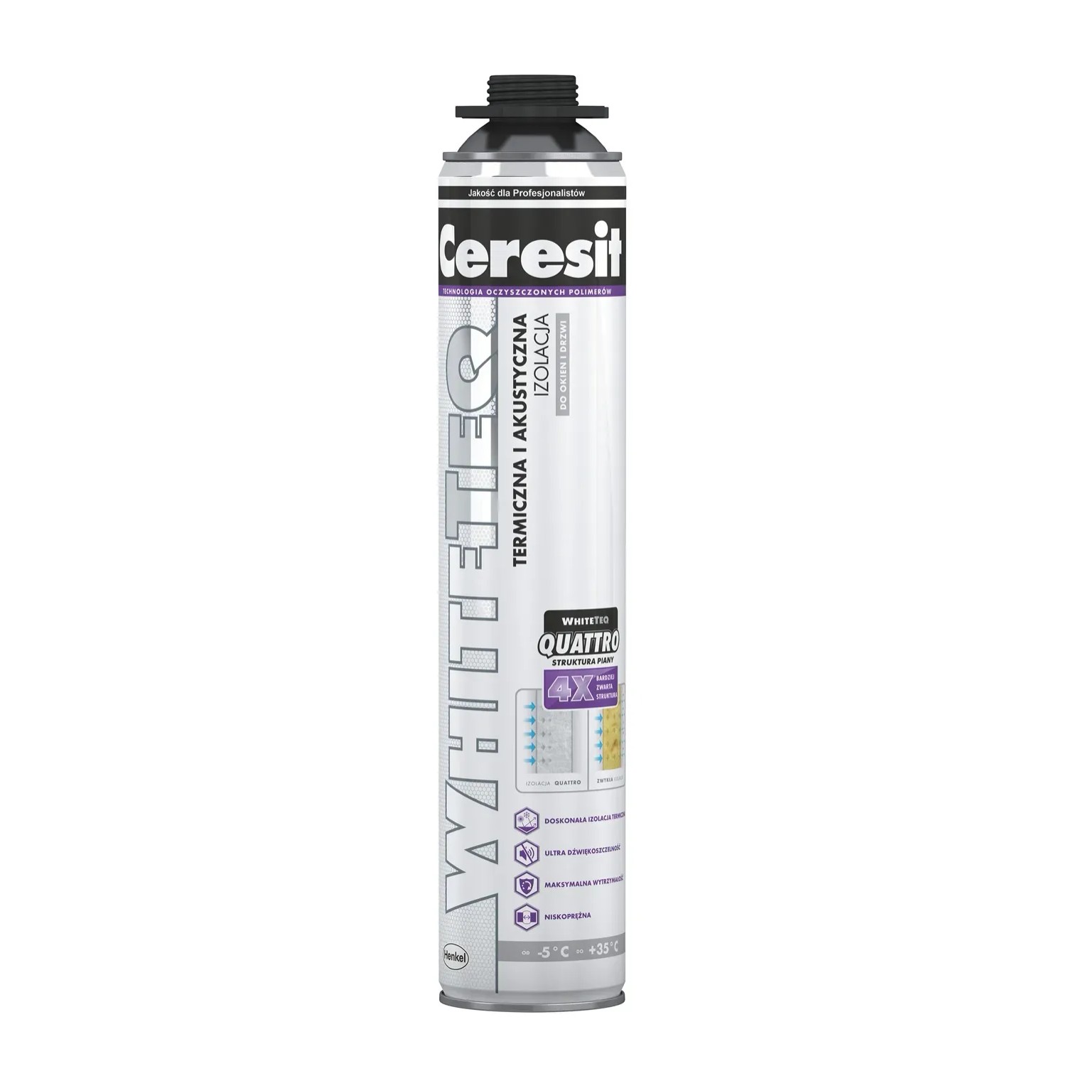 Ceresit Piana Whiteteq pistoletowa, 750 ml