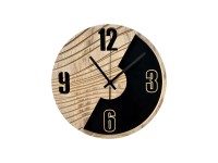 STYLER Zegar 3D CLOCK RYAN CL103 śr. 36 cm brązowo-czarny