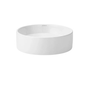 Umywalka nablatowa Kaya 35 biały połysk 35x35x11