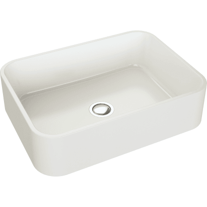 AXIS GROUP Umywalka Cres nablatowa granitowa biała