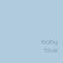 Próbka koloru t.b.t. Baby Blue, delikatna, jasna farba do ścian wewnętrznych.