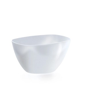 Biała misa na rośliny t.b.t. do użytku wewnątrz i na zewnątrz.