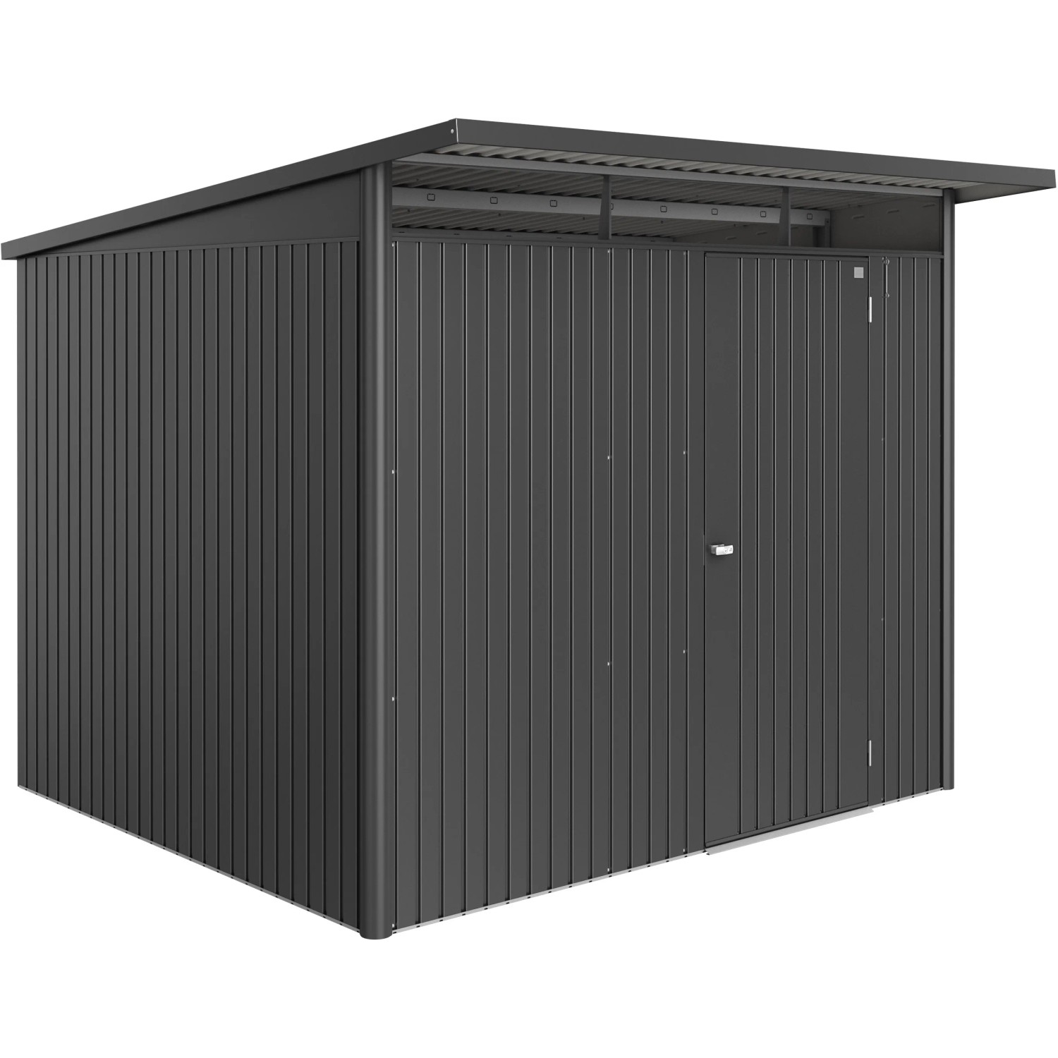 Biohort Domek ogrodowy AvantGarde ECO A6 ciemnoszary metalik - 260 x 260 cm