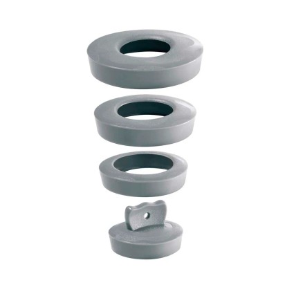 Wirquin Korek uniwersalny 4 w 1 szary