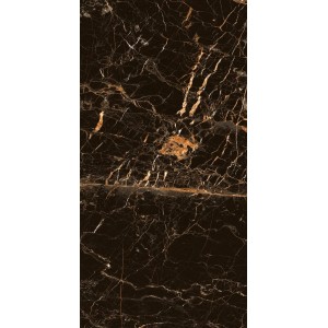Gres szkliwiony polerowany Golden Black 60 × 120 cm