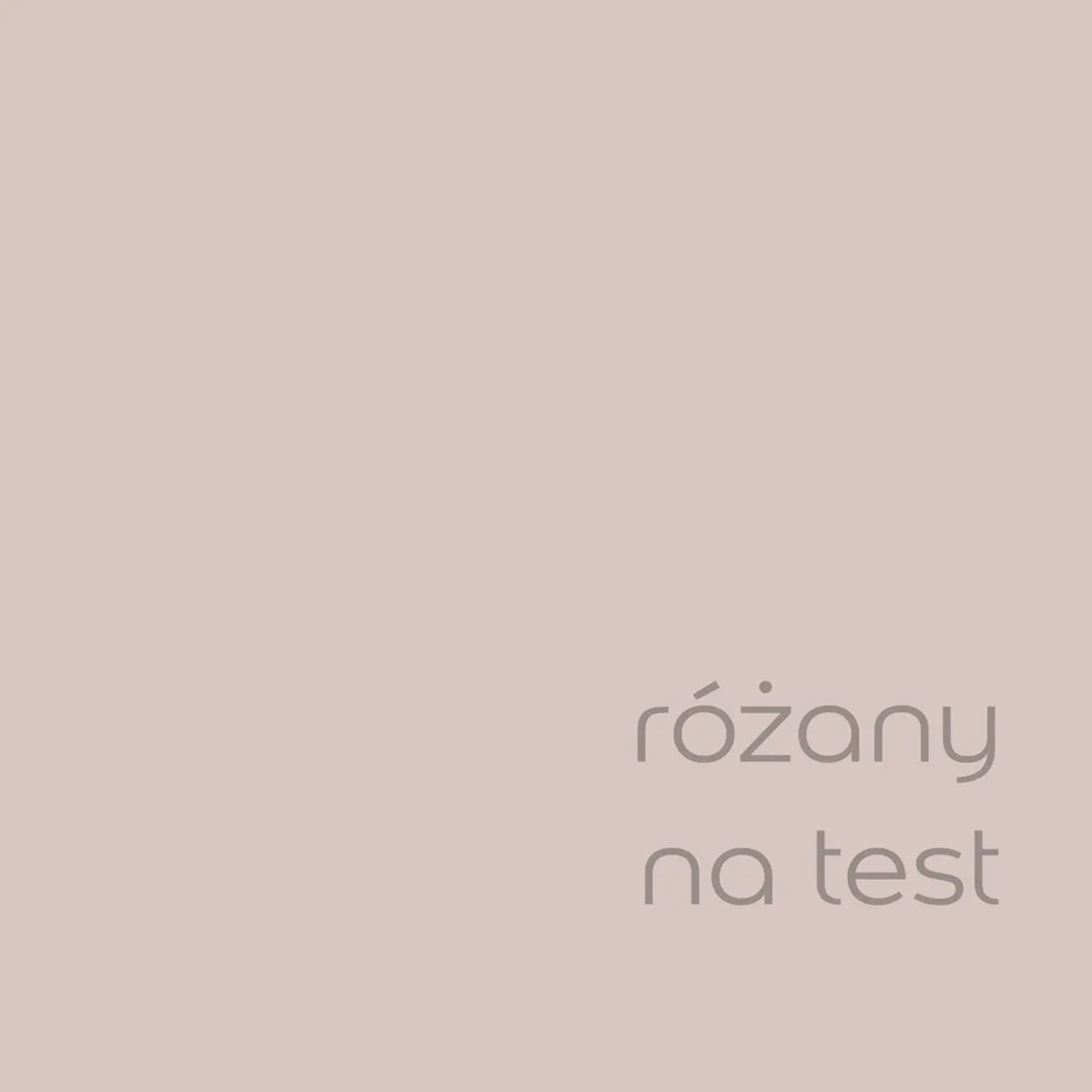 Próbka koloru różowej farby do ścian t.b.t. Idealna do kolorowych ścian.