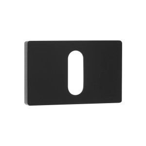 Kuchinox Rozeta prostokątna na klucz slim czarna