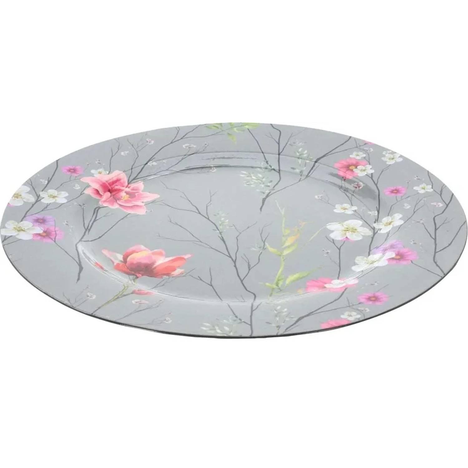 Talerz w kwiaty mix - śr. 33 cm