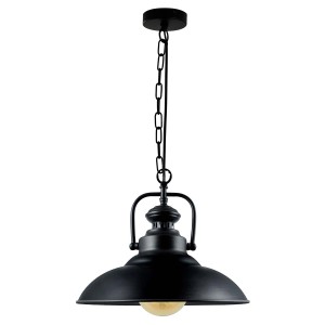 Goldlux Lampa wisząca ICELAND 1xE27 max. 20W LED czarna