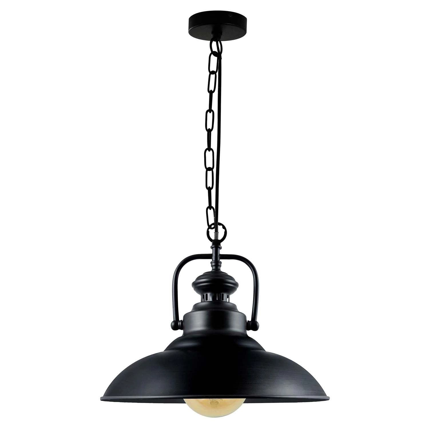 Goldlux Lampa wisząca ICELAND 1xE27 max. 20W LED czarna