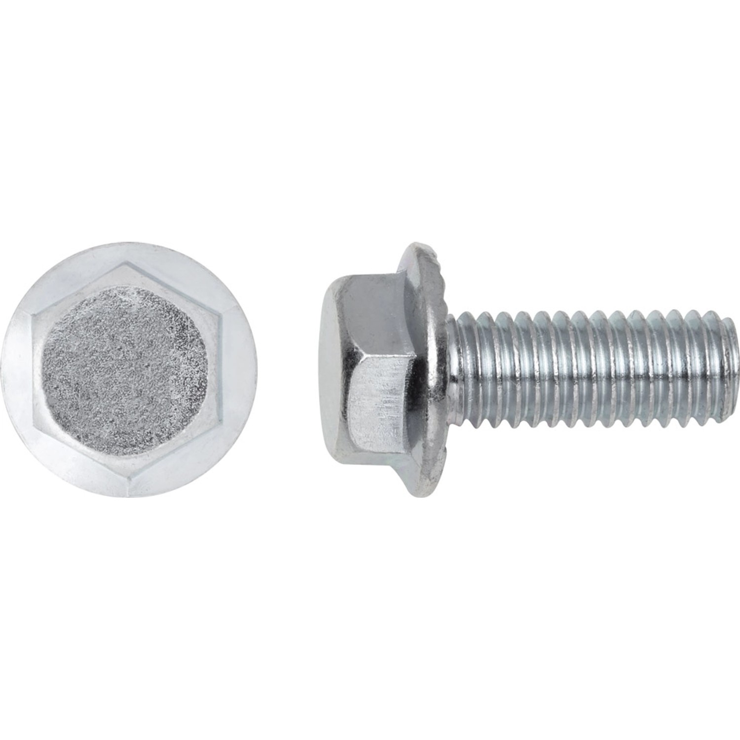 LUX-TOOLS Wkręt do metalu z łbem 6-kątnym 5x10mm 8szt.