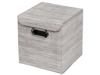 Pudełko MIAMI z pokrywą 27 x 27 x 28 cm beżowe