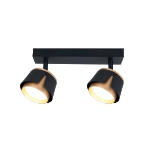 DPM Lampa punktowa 2xGX53 max. 35W czarno-złota