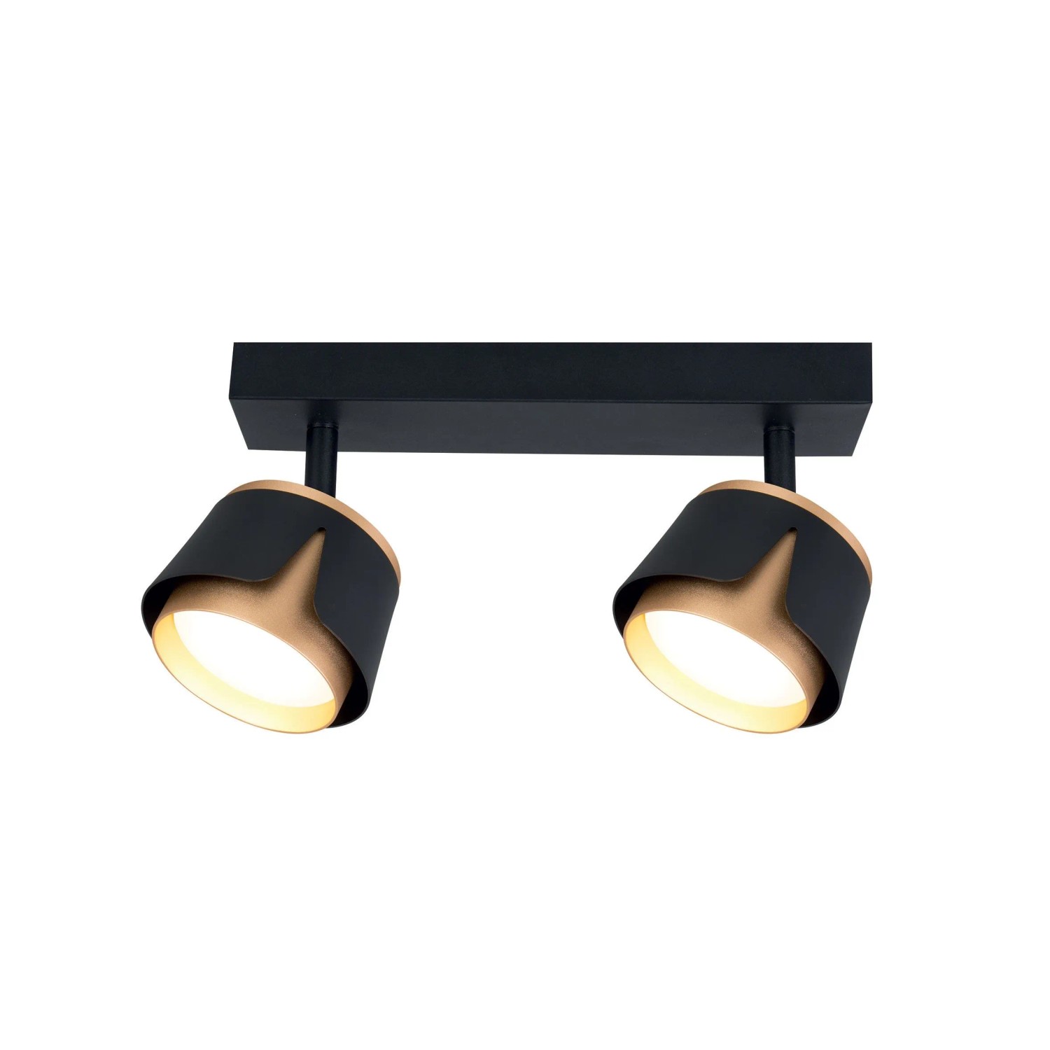DPM Lampa punktowa 2xGX53 max. 35W czarno-złota