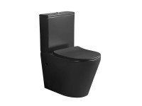 Kompakt WC Bono z deską wolnoopadającą czarny