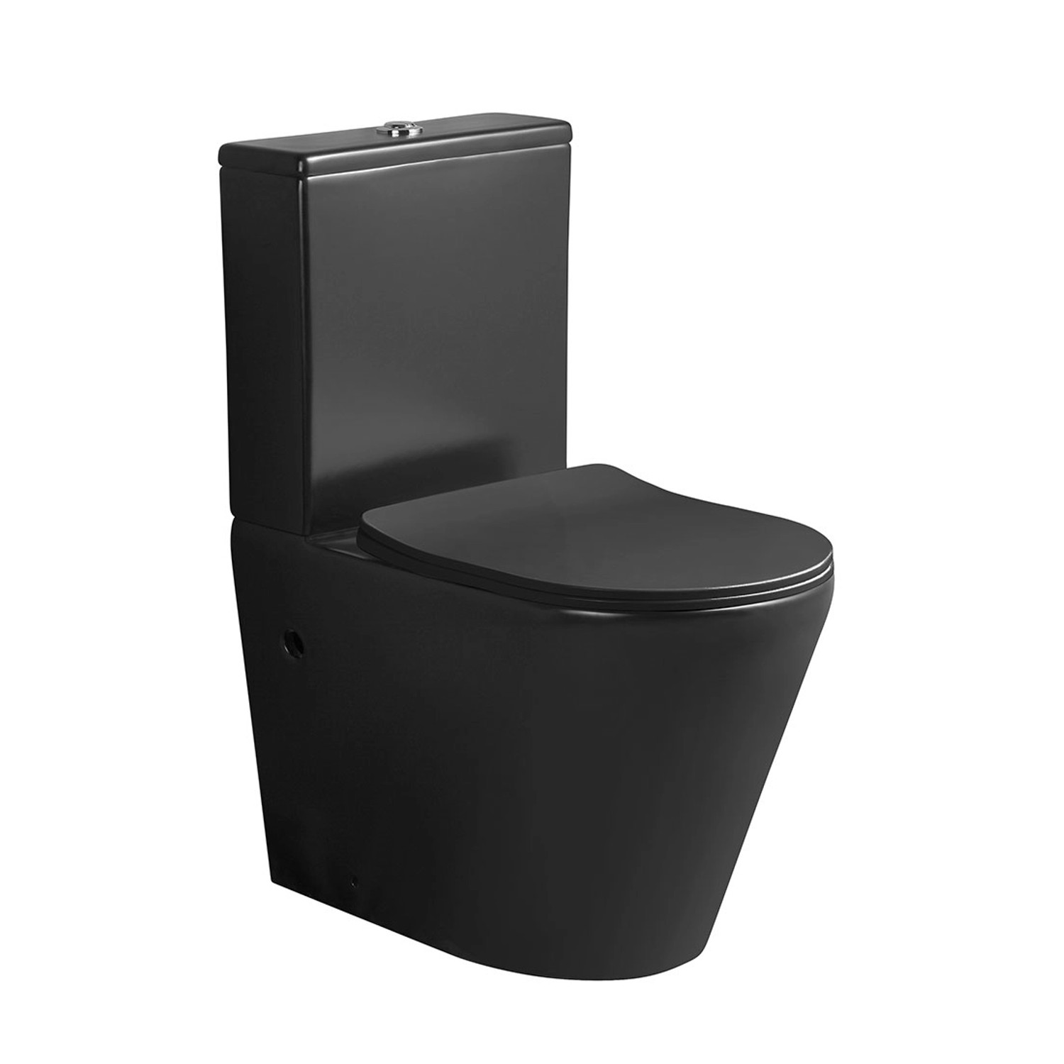 Kompakt WC Bono z deską wolnoopadającą czarny