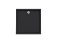 Schedpol Brodzik kwadratowy Larix 90 czarny mat 90x90x4,5 Schedpol Brodzik kwadratowy Larix 90 czarny mat 90x90x4,5