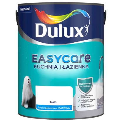 Farba Dulux EasyCare Kuchnia i Łazienka biała 5 l