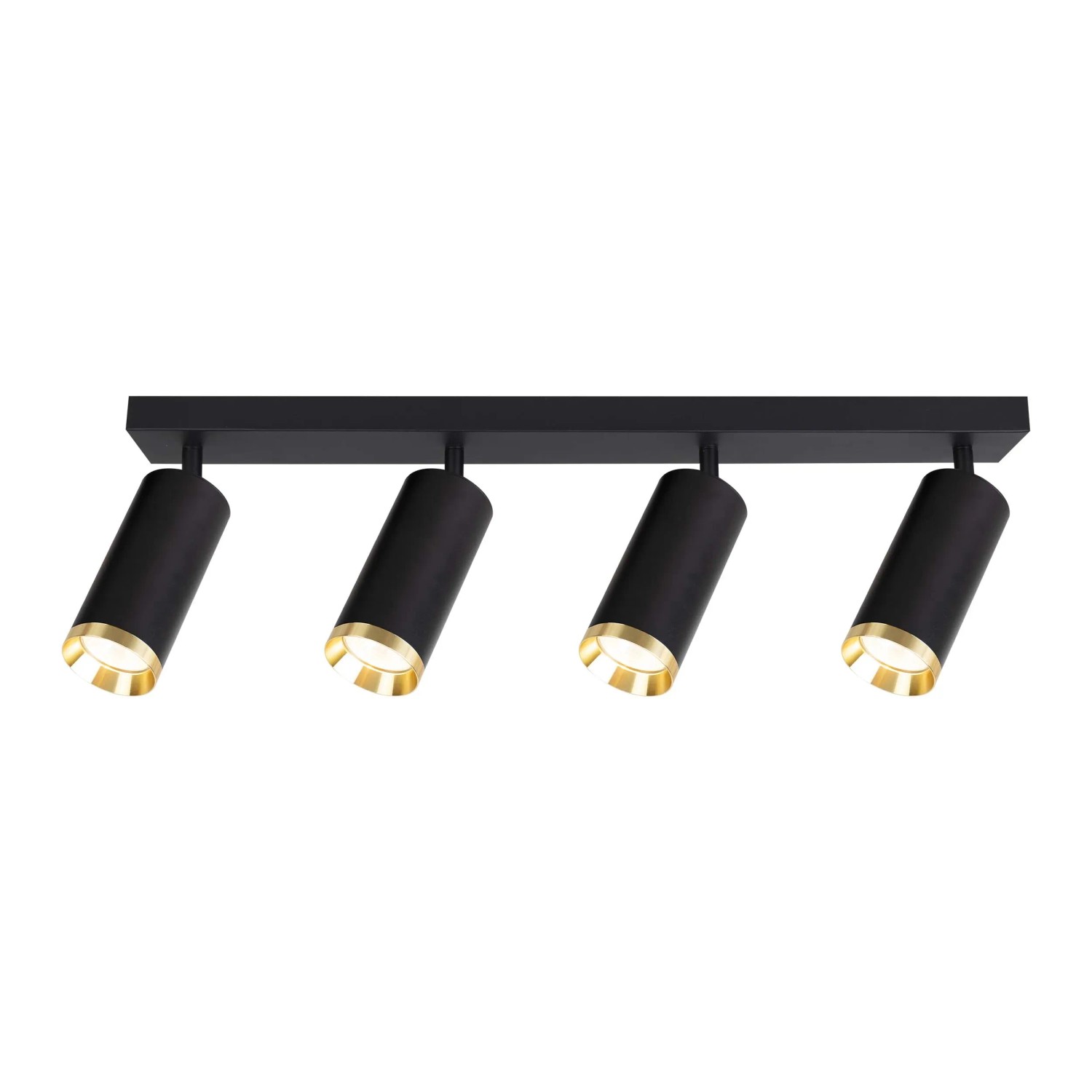 Goldlux Listwa Spot Mica 4xGU10 10W czarno-złota