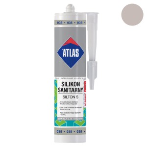 Karta silikonu sanitarnego Atlas, odcień 035, z aplikatorem.