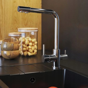 Granitan Bateria kuchenna filtrująca Flow chrom