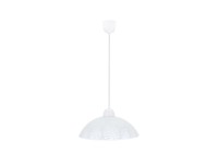 Candellux Lampa wisząca ALCARA 1x60W E27 biała