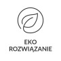 Symbol z liściem w okręgu i tekstem "EKO ROZWIĄZANIE"