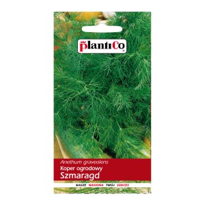 Opakowanie nasion kopru, odmiana 'Szmaragd'. Aromatyczne zioło do ogrodu i na balkon.