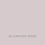 Próbka koloru Glamour Pink do farb ściennych.