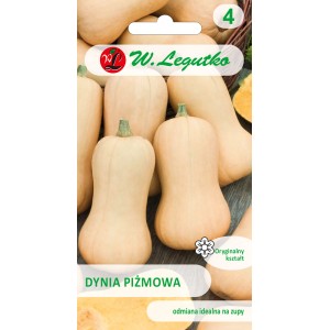 Opakowanie nasion dyni piżmowej (Nasiona warzyw) z dyniami.