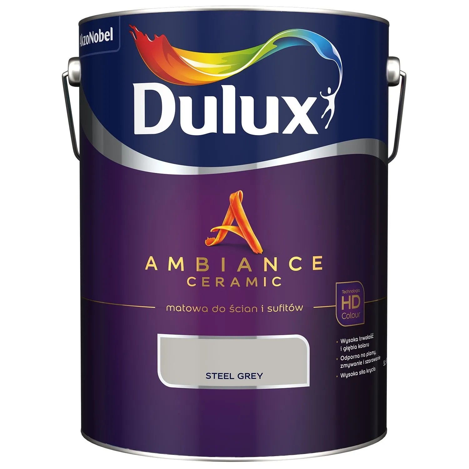 Farba Dulux Ambiance Ceramic steel grey 5l