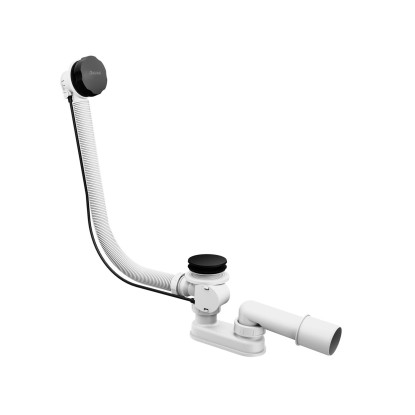 Ravak Syfon wannowa z przelewem czarny