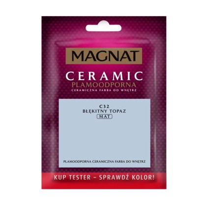 Tester farby Magnat Ceramic błękitny topaz 30 ml