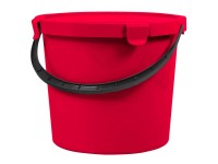 Wiadro BERRY z pokrywą czerwone 10 l
