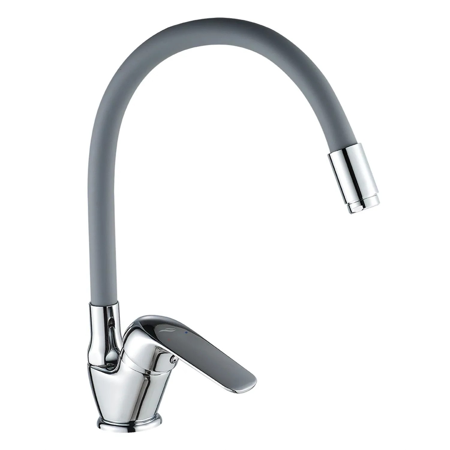 Kuchinox Bateria kuchenna Elza szara z elastyczną wylkewką