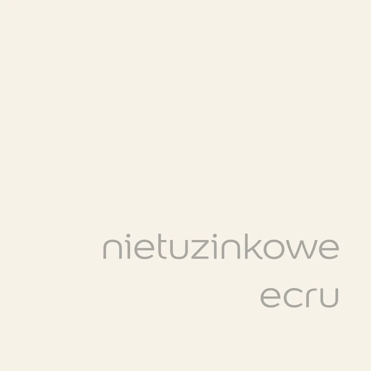 Próbka koloru farby do ścian t.b.t. w odcieniu ecru.