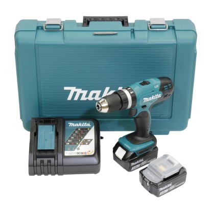 Makita Wiertarko-wkrętarka udarowa DHP453 18V 2x3,0 Ah
