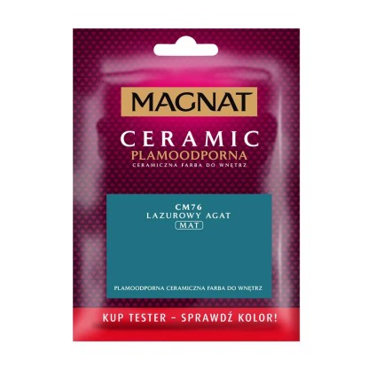 Tester farby Magnat Ceramic lazurowy agat 30 ml