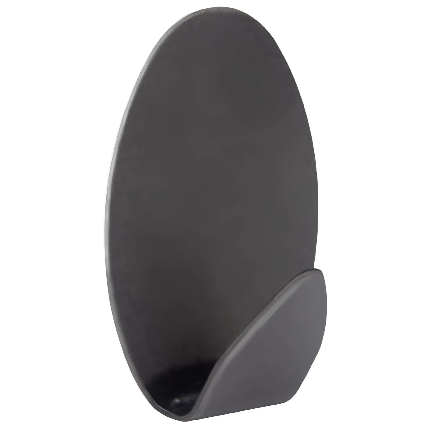Sepio Haczyk Owal samoprzylepny czarny 15X10X2,3 cm