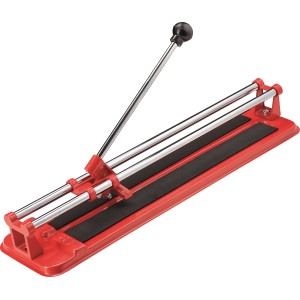 Czerwony stalowy przecinak do płytek 400 mm. Do cięcia płytek i paneli podłogowych.