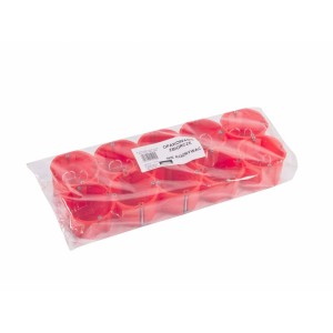 Opakowanie czerwonych puszek t.b.t. do suchej zabudowy, zestaw