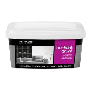 Wiadro gruntu kontaktowego Primacol Decorative do trudnych podłoży.