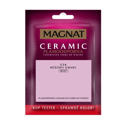 Tester farby Magnat Ceramic różowy kwarc 30 ml