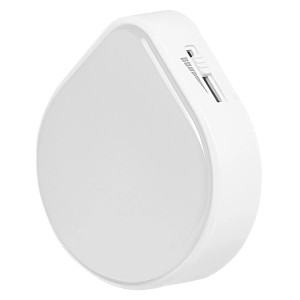 Osram LED Night Light Lunetta Raindrop, biała lampka nocna do gniazdka z ściemniaczem.