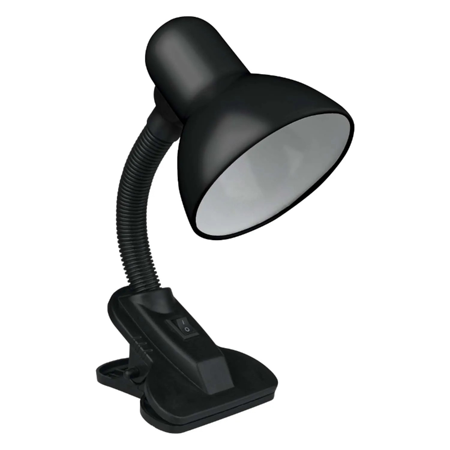 DPM Lampka biurkowa z klipsem 1xE27 40W czarna