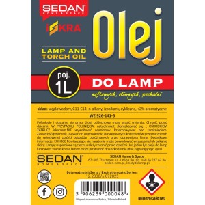 Olej do lamp Iskra - 1000 ml