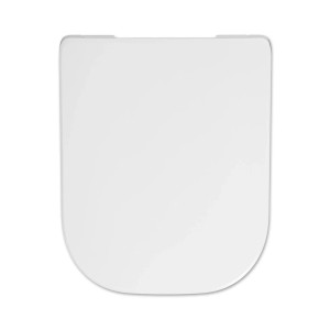 Deska WC Delos biała wolnoopadająca 43x35x5